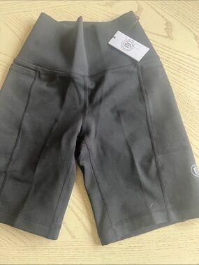 High-Rise Black Bike Shorts for Women — Supportive Activewear